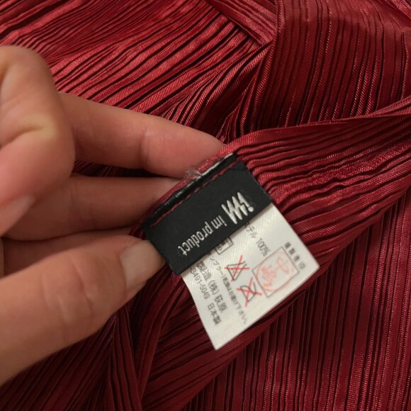 Issey Mikaye IM Product Ruby Red Apron Dress (One Size) - Picture 6 of 6